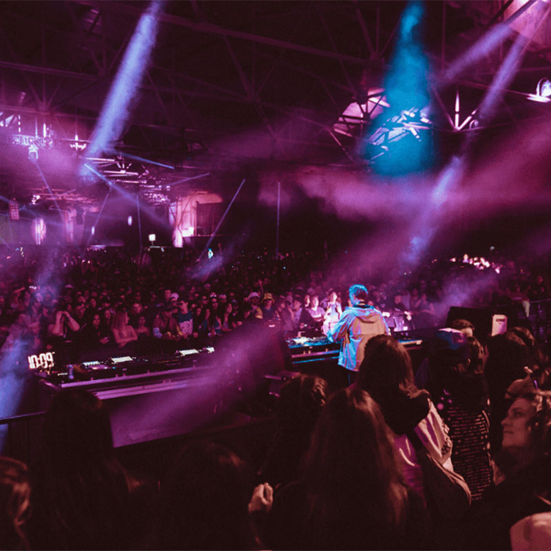 inside the club