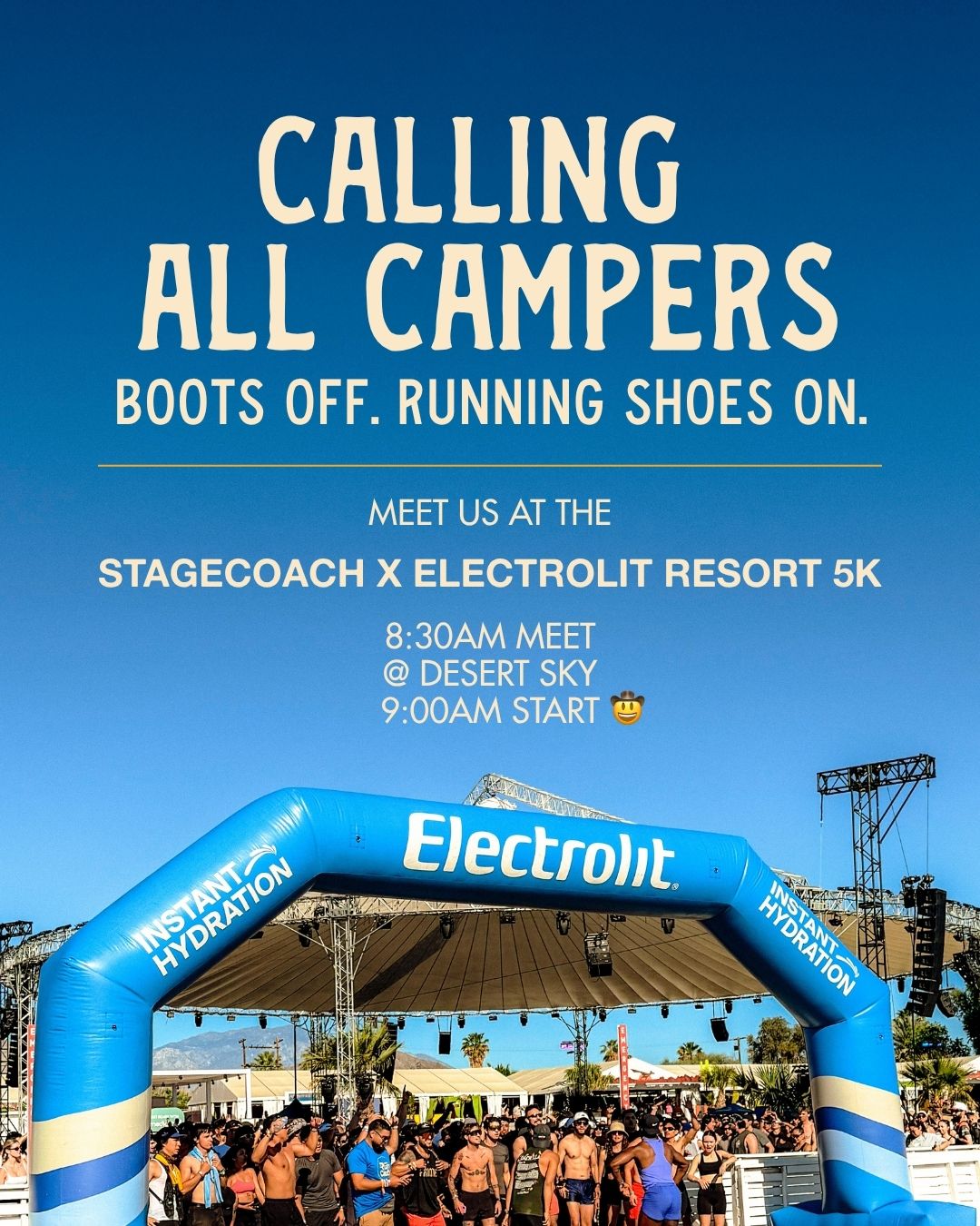 STAGECOACH ELECTROLIT RESORT 5K poster