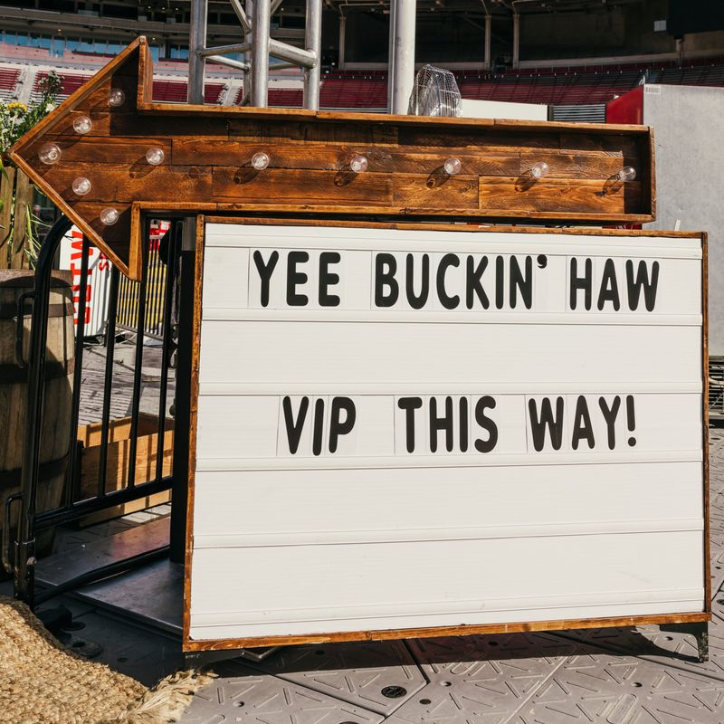 Funny VIP Signage