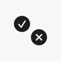 yes and no icon