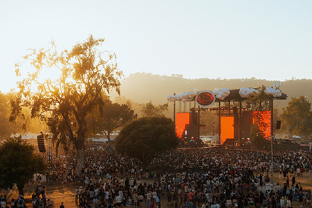 Stage at Sunset