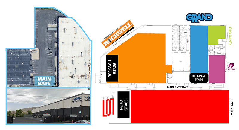 The Complex venue overview map