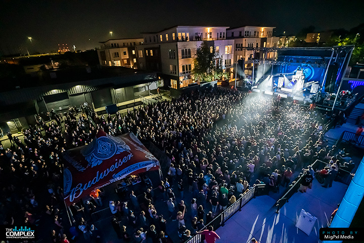 The Lot outdoor venue of The Complex
