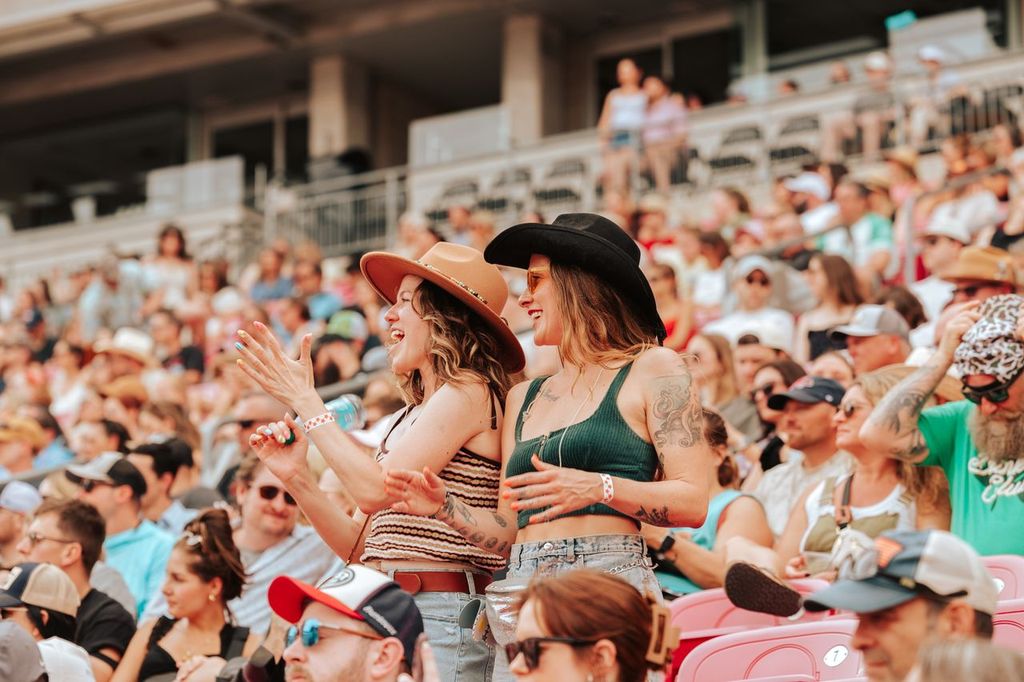 fans in stands