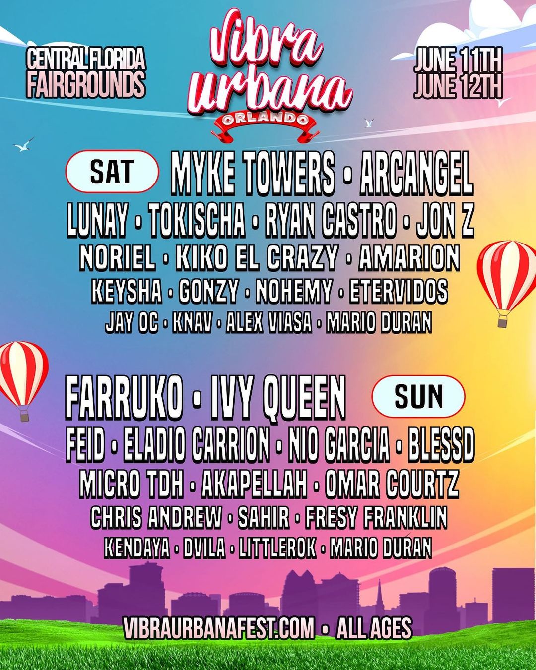 Vibra Urbana Orlando 2022 poster